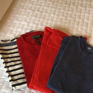 Bundle of long sleeved tees